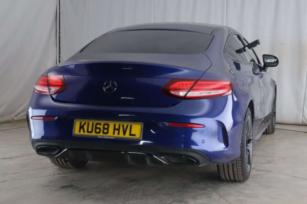 USED 2018 68 MERCEDES-BENZ C CLASS 2.0 C220d AMG Line Coupe 2dr Diesel G-Tronic+ Euro 6 (s/s) (194 ps) 2 KEYS LONG MOT