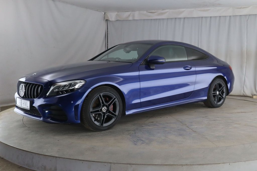USED 2018 68 MERCEDES-BENZ C CLASS 2.0 C220d AMG Line Coupe 2dr Diesel G-Tronic+ Euro 6 (s/s) (194 ps) 2 KEYS LONG MOT