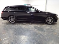 USED 2018 18 MERCEDES-BENZ E CLASS 2.0 E220d AMG Line (Premium) Estate 5dr Diesel G-Tronic+ Euro 6 (s/s) (194 ps) 2 OWNERS-7 SERVICES-SUNROOF-A/C-1/2 LEATHER-SAT NAV-REAR CAMERA-DAB