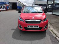 USED 2018 68 PEUGEOT 108 1.0 Allure Hatchback 5dr Petrol Manual Euro 6 (72 ps) ONLY 14,127 MILES FROM NEW