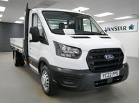 USED 2022 22 FORD TRANSIT 350 RWD 2.0 EBL 130 BHP L3 LONG DRW DROPSIDE ( NO VAT ) L3 LONG | TWIN REAR WHEELS | NO VAT TO PAY
