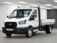 USED 2022 22 FORD TRANSIT 350 RWD 2.0 EBL 130 BHP L3 LONG DRW DROPSIDE ( NO VAT ) L3 LONG | TWIN REAR WHEELS | NO VAT TO PAY