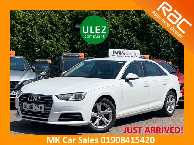 2016 AUDI A4 1.4 TFSI Sport Saloon 4dr Petrol Manual Euro 6 (s/s) (150 ps) NU66CYV £8995.00
