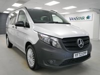 USED 2022 72 MERCEDES-BENZ VITO 110 1.7 CDI 102 BHP L1 PROGRESSIVE 6 SEATER CREWCAB 1 OWNER | AIR CON | 6 SEATS | LEATHER