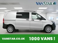 USED 2022 72 MERCEDES-BENZ VITO 110 1.7 CDI 102 BHP L1 PROGRESSIVE 6 SEATER CREWCAB 1 OWNER | AIR CON | 6 SEATS | LEATHER