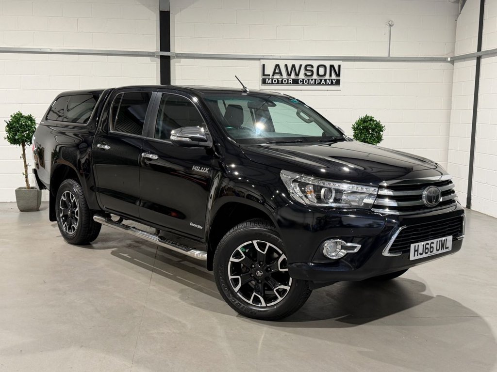 USED 2016 66 TOYOTA HILUX 2.4 D-4D Invincible X Pickup Double Cab 4dr Diesel Auto 4WD Euro 6 (TSS) (150 ps) 