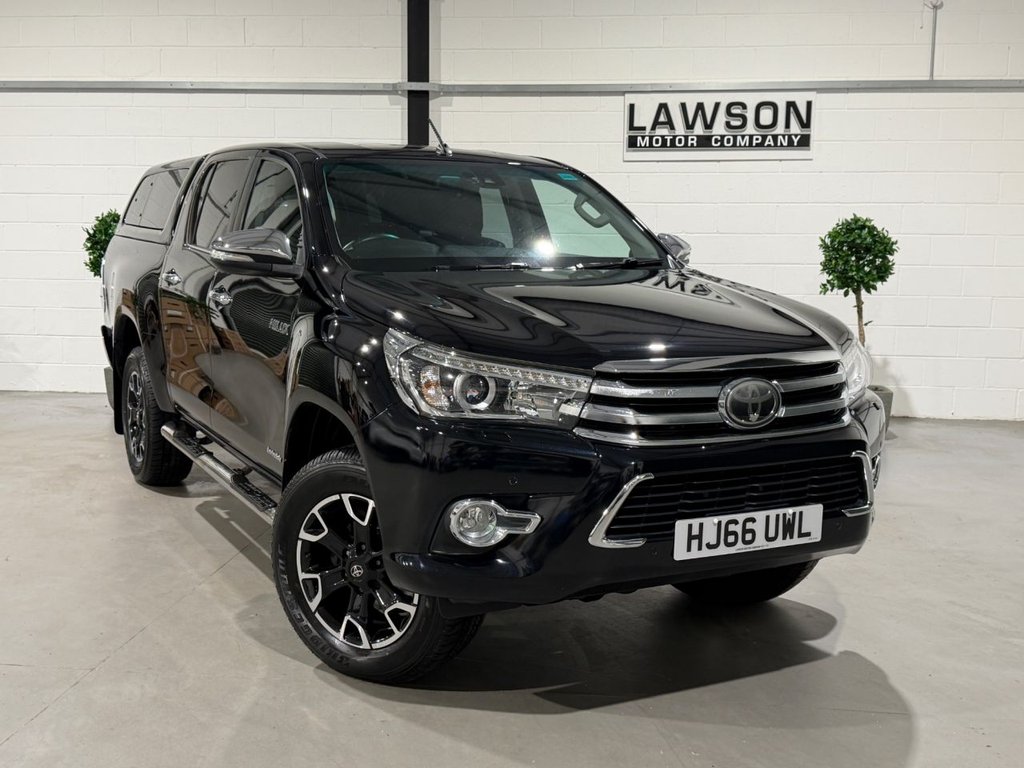 USED 2016 66 TOYOTA HILUX 2.4 D-4D Invincible X Pickup Double Cab 4dr Diesel Auto 4WD Euro 6 (TSS) (150 ps) 