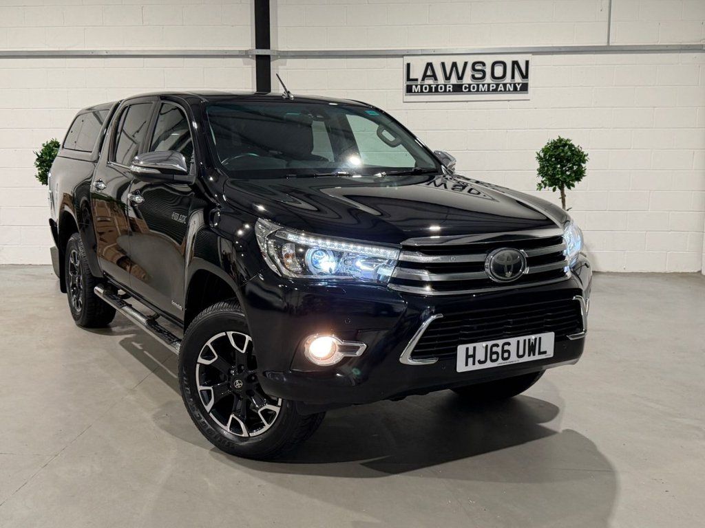 USED 2016 66 TOYOTA HILUX 2.4 D-4D Invincible X Pickup Double Cab 4dr Diesel Auto 4WD Euro 6 (TSS) (150 ps) 