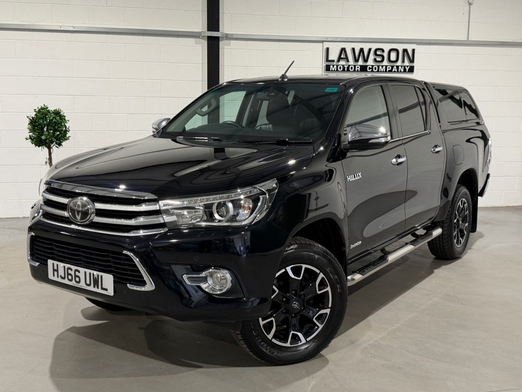 USED 2016 66 TOYOTA HILUX 2.4 D-4D Invincible X Pickup Double Cab 4dr Diesel Auto 4WD Euro 6 (TSS) (150 ps) 