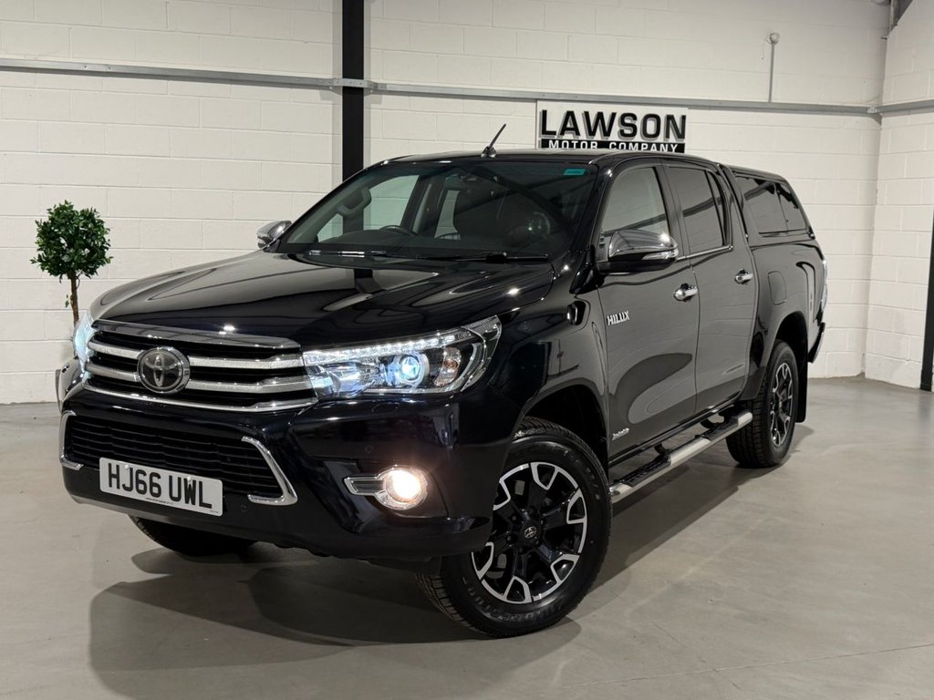 USED 2016 66 TOYOTA HILUX 2.4 D-4D Invincible X Pickup Double Cab 4dr Diesel Auto 4WD Euro 6 (TSS) (150 ps) 