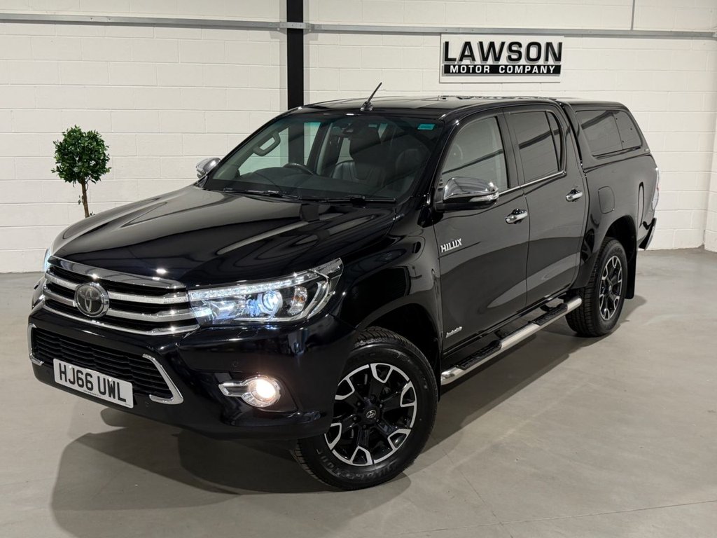 USED 2016 66 TOYOTA HILUX 2.4 D-4D Invincible X Pickup Double Cab 4dr Diesel Auto 4WD Euro 6 (TSS) (150 ps) 