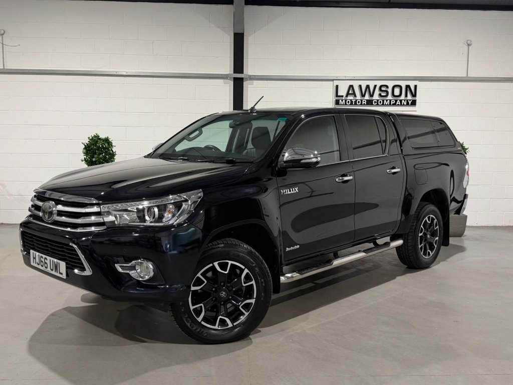 USED 2016 66 TOYOTA HILUX 2.4 D-4D Invincible X Pickup Double Cab 4dr Diesel Auto 4WD Euro 6 (TSS) (150 ps) 