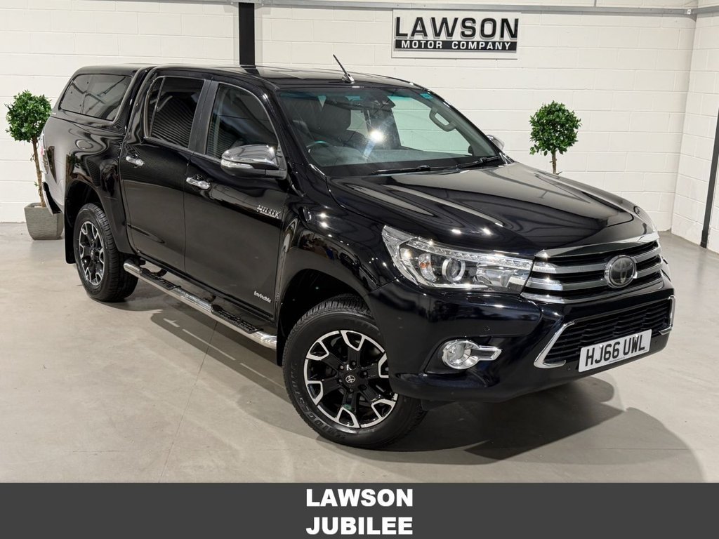 USED 2016 66 TOYOTA HILUX 2.4 D-4D Invincible X Pickup Double Cab 4dr Diesel Auto 4WD Euro 6 (TSS) (150 ps) 