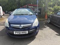USED 2012 61 VAUXHALL CORSA 1.4 16V Exclusiv Hatchback 5dr Petrol Manual Wide Ratio Euro 5 (100 ps) 2 OWNERS AND FSH