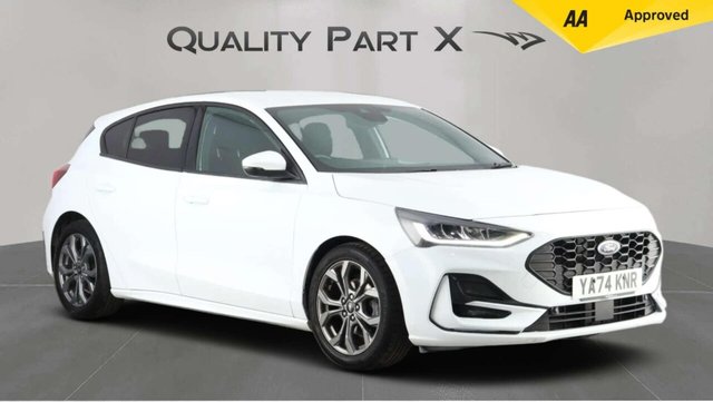 View our Ford Focus 1.0T EcoBoost MHEV ST-Line Hatchback 5dr Petrol Hybrid Manual Euro 6 (s/s) (125 ps)