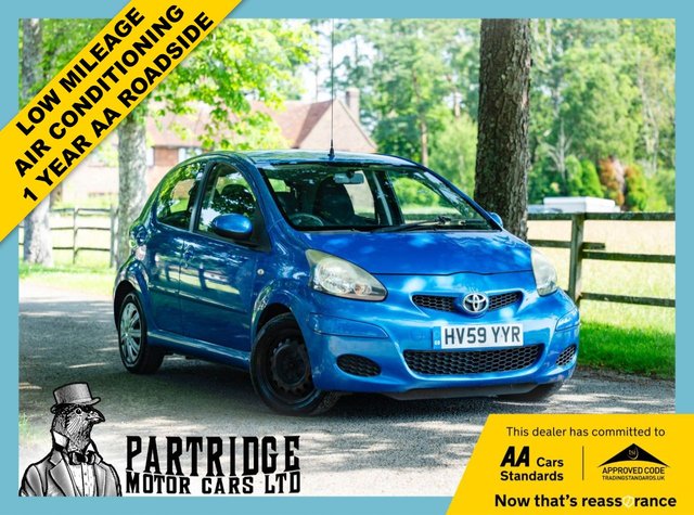 View our Toyota Aygo 1.0 VVT-i Blue Hatchback 5dr Petrol Manual Euro 4 (67 bhp)