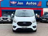 USED 2021 21 FORD TRANSIT CUSTOM 2.0 300 EcoBlue Trend Crew Van L2 H1 Euro 6 5dr (6 Seat) CarPlay+6seats+A/C+No VAT!!!