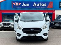 USED 2021 21 FORD TRANSIT CUSTOM 2.0 300 EcoBlue Trend Crew Van L2 H1 Euro 6 5dr (6 Seat) CarPlay+6seats+A/C+No VAT!!!