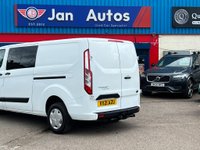 USED 2021 21 FORD TRANSIT CUSTOM 2.0 300 EcoBlue Trend Crew Van L2 H1 Euro 6 5dr (6 Seat) CarPlay+6seats+A/C+No VAT!!!