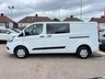 USED 2021 21 FORD TRANSIT CUSTOM 2.0 300 EcoBlue Trend Crew Van L2 H1 Euro 6 5dr (6 Seat) CarPlay+6seats+A/C+No VAT!!!