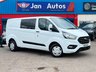 USED 2021 21 FORD TRANSIT CUSTOM 2.0 300 EcoBlue Trend Crew Van L2 H1 Euro 6 5dr (6 Seat) CarPlay+6seats+A/C+No VAT!!!