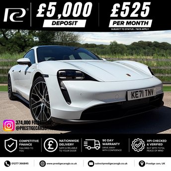 2021 PORSCHE TAYCAN Performance 79.2kWh Saloon 4dr Electric Auto RWD (11kW Charger) (408 ps) &pound;35990.00