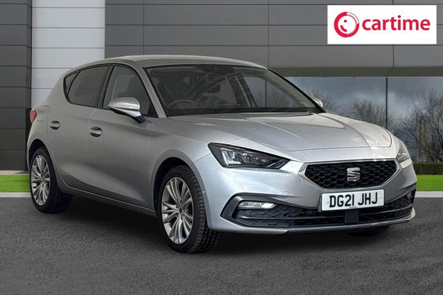 View our Seat Leon 1.0 TSI EVO SE Dynamic Hatchback 5dr Petrol Manual Euro 6 (s/s) (110 ps) Front / Rear Parking Sensors, Full Link Smartphone Integration, Media System Plus With Navigation, 17In Alloys, Electrically Adjustable Door Mirrors