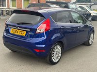 USED 2014 64 FORD FIESTA 1.0T EcoBoost Titanium Hatchback 5dr Petrol Powershift Euro 5 (100 ps) FULL SERV HIST-PARKING SENSORS