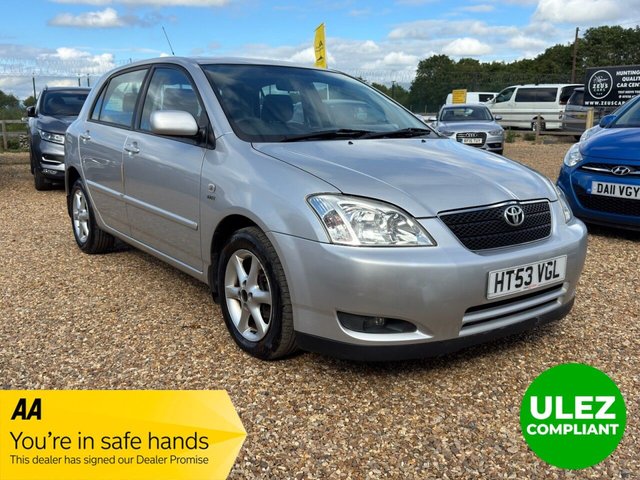 View our TOYOTA COROLLA