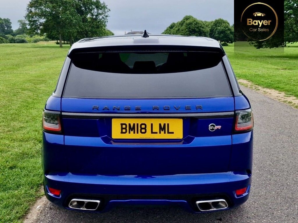 USED 2019 18 LAND ROVER RANGE ROVER SPORT 5.0 P575 V8 GPF SVR SUV 5dr Petrol Auto 4WD Euro 6 (s/s) (575 ps) FINANCE AVAILABLE