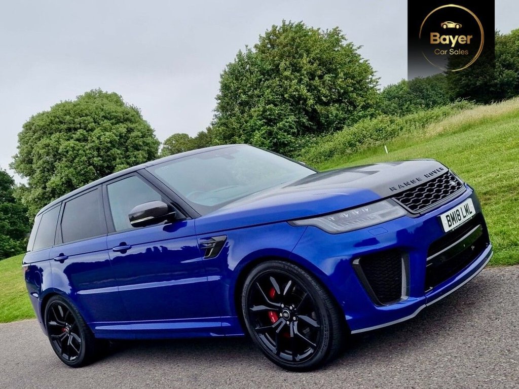 USED 2019 18 LAND ROVER RANGE ROVER SPORT 5.0 P575 V8 GPF SVR SUV 5dr Petrol Auto 4WD Euro 6 (s/s) (575 ps) FINANCE AVAILABLE