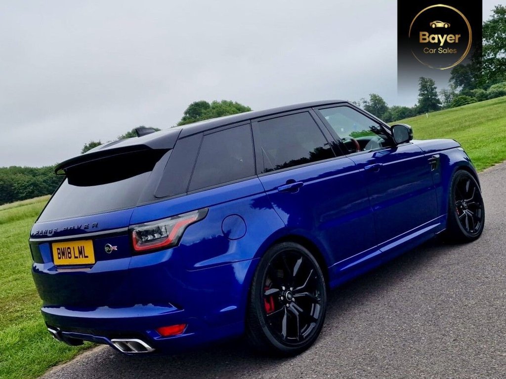 USED 2019 18 LAND ROVER RANGE ROVER SPORT 5.0 P575 V8 GPF SVR SUV 5dr Petrol Auto 4WD Euro 6 (s/s) (575 ps) FINANCE AVAILABLE