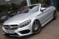 USED 2016 66 MERCEDES-BENZ C CLASS C220d AMG LINE CABRIOLET 9G-TRONIC AUTO 168 BHP (EURO 6) High Specification - See Listing