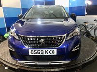 USED 2019 69 PEUGEOT 3008 1.2 PureTech GPF Allure SUV 5dr Petrol EAT Euro 6 (s/s) (130 ps) A stunning example of this Ulez compliant petrol automatic Suv finished in Magnetic Blue complimented with 18" Diamond cut alloys . This car comes fully serviced with 12 months mot  ,it comes equipped with touch screen satellite navigation ,voice control system  ,floppy paddle gear shift option ,front and rear parking sensors with reverse camera ,part leather trim ,Dab stereo with usb inputs , cruise control and speed limiter ,Bluetooth connectivity ,onboard computer ,auto light and wipers ,powe