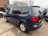 USED 2013 13 VOLKSWAGEN TOURAN 1.6 TDI SE MPV 5dr Diesel Manual Euro 5 (105 ps) SERVICE HISTORY+WARRANTY+2KEYS