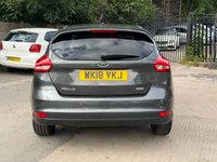USED 2018 18 FORD FOCUS 1.0T EcoBoost Zetec Edition Hatchback 5dr Petrol Auto Euro 6 (s/s) (125 ps) AUTO + NAV + SENSORS