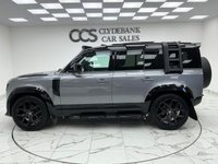USED 2022 22 LAND ROVER DEFENDER 110 3.0 D250 MHEV X-Dynamic HSE SUV 5dr Diesel Auto 4WD Euro 6 (s/s) (250 ps) Finished In Eiger Grey, This Defender Comes With The Full Urban Kit, Light Bar, Electrically Deployable Towbar, Panoramic Roof,  Adaptive Air Suspension, 22" 5 Spoke Gloss Black Alloy Wheels, Cold Climate Pack, Meridian Sound System, Heated And Cooled Electric Front Seats, Reverse And 360 Degree Surround Cameras,  Rear USB-C Charging, Heated Steering Wheel, Memory Seats, Side Locker And Ladder, Upgraded 11.4" Infotainment Screen, 12 Months MOT, Finance And Extended Warranty Available.