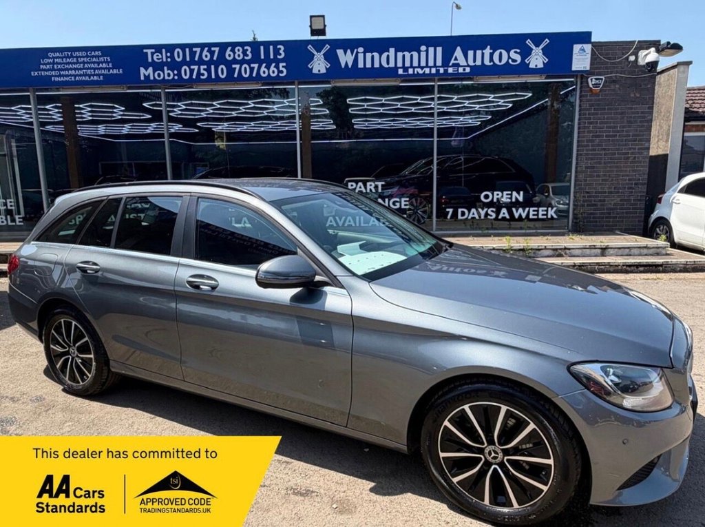 Grey 2018 Mercedes-Benz C-Class Estate Rear-wheel drive Automatic