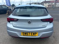 USED 2017 67 VAUXHALL ASTRA 1.4i Turbo SRi Hatchback 5dr Petrol Manual Euro 6 (150 ps) 2 OWNERS FROM NEW* FULL SERVICE HISTORY* CRUISE / TRACTION CONTROL* LANE ASSIST* SPORT MODE* 6 SPEED* AIR CON* BLUETOOTH PHONE AND AUDIO* DAB* REMOTE CENTRAL LOCKING WITH 2 KEYS* ELECTRIC WINDOWS & MIRRORS* AUTOMATIC LIGHTS