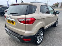 USED 2019 19 FORD ECOSPORT 1.0T EcoBoost GPF Titanium SUV 5dr Petrol Manual Euro 6 (s/s) (125 ps) SERVICE HISTORY* 5 STAMPS* REVERSING CAMERA* PART LEATHER* SAT NAV* HEATED WINDSCREEN* CRUISE CONTROL WITH SPEED LIMITER* CLIMATE CONTROL* AIR CONDITIONING* DAB RADIO* REAR PARKING SENSORS*