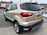 USED 2019 19 FORD ECOSPORT 1.0T EcoBoost GPF Titanium SUV 5dr Petrol Manual Euro 6 (s/s) (125 ps) SERVICE HISTORY* 5 STAMPS* REVERSING CAMERA* PART LEATHER* SAT NAV* HEATED WINDSCREEN* CRUISE CONTROL WITH SPEED LIMITER* CLIMATE CONTROL* AIR CONDITIONING* DAB RADIO* REAR PARKING SENSORS*