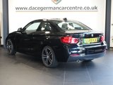 USED 2019 69 BMW 2 SERIES 2.0 218d M Sport Coupe 2dr Diesel Auto Euro 6 (s/s) (150 ps) VERY WELL CARED FOR M SPORT BMW COUPE - 1 OWNER FROM NEW, COMES WITH A FULL BMW MAIN DEALER SERVICE HISTORY + SATELLITE NAVIGATION + FULL BLACK PANEL DISPLAY + DAB DIGITAL RADIO + ENHANCED BLUETOOTH PHONE PREPARATION WITH USB AUDIO INTERFACE + APPS CONTROL + CRUISE CONTROL WITH BRAKE FUNCTION + KEYLESS START + IN CAR ENTERTAINMENT WITH MEDIA DISPLAY + FRONT AND REAR PARKING SENSORS + AUTOMATIC LED HEADLIGHTS + LED DAY TIME RUNNING LIGHTS + M SPORT SUSPENSION + DUAL ZONE CLIMATE CONTROL