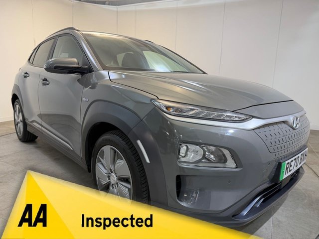View our Hyundai Kona 64kWh Premium SUV 5dr Electric Auto (7kW Charger) (204 ps)