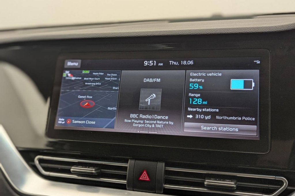 USED 2021 70 KIA NIRO 64kWh 3 SUV 5dr Electric Auto (201 bhp) Car Play, Sat Nav, Camera
