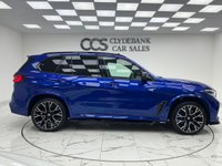 USED 2020 70 BMW X5 M 4.4i V8 Competition SUV 5dr Petrol Auto xDrive Euro 6 (s/s) (625 ps) Finished In Marino Bay Blue, This X5M Comes With A Panoramic Glass Sky Lounge Roof, Comfort Plus Package, Luggage Compartment Package, Full BMW Service History, Heated And Cooled Electric Front Seats, Memory Seats, 21" Front And 22" Rear Alloy Wheels, Heated And Cooled Cupholders, X5M Logo Debossed, Sun Protection Glazing,  Maxton Design Kit, Reverse And 360 Degree Surround Cameras, BMW Display Key, Full Merino Black Interior, M Gear Selector, 12 Months MOT, 3 Months Warranty. Finance And Extend