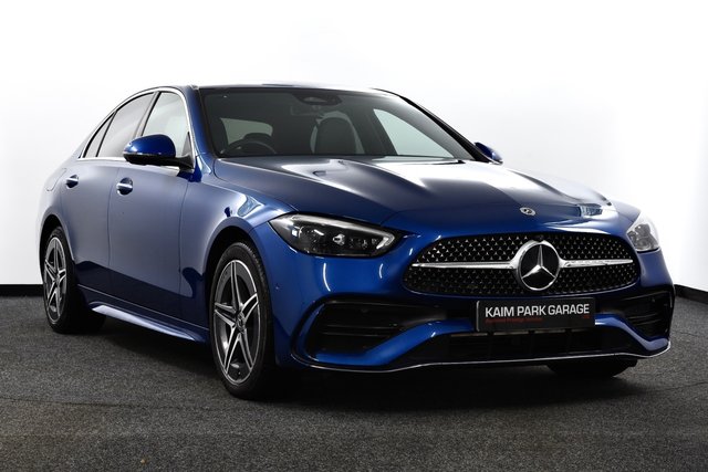 USED 2024 24 MERCEDES-BENZ C CLASS 2.0 C300e 25.4kWh AMG Line (Premium) Saloon 4dr Petrol Plug-in Hybrid G-Tronic+ Euro 6 (s/s) (313 ps) 360 Cams | Apple Play | Carbon