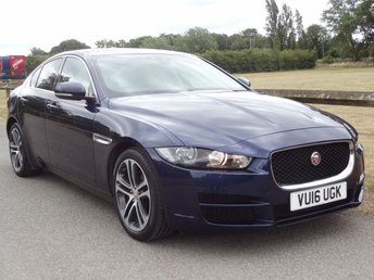 2016 JAGUAR XE 2.0d Prestige Saloon 4dr Diesel Auto Euro 6 (s/s) (180 ps  )SAPPHIRE BLUE WITH FULL BEIGE LEATHER &pound;8495.00