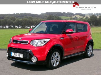 2017 KIA SOUL 1.6 CRDi Urban SUV 5dr Diesel DCT Euro 6 (134 bhp) £9999.00