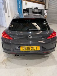 USED 2016 16 VOLKSWAGEN SCIROCCO 2.0 TSI BlueMotion Tech R-Line Hatchback 3dr Petrol Manual Euro 6 180bhp Hot Hatch Finance+DAB+Blth+AC+HtdLthr+Nav+USB+Cruise+MOT