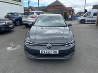 USED 2022 22 VOLKSWAGEN GOLF 1.0 eTSI MHEV Active Hatchback 5dr Petrol Hybrid DSG Euro 6 (s/s) (110 ps) 1 OWNER-4 MAIN DEALER SERVICES-AUTOMATIC-REVERSE CAMERA-NAV-DAB